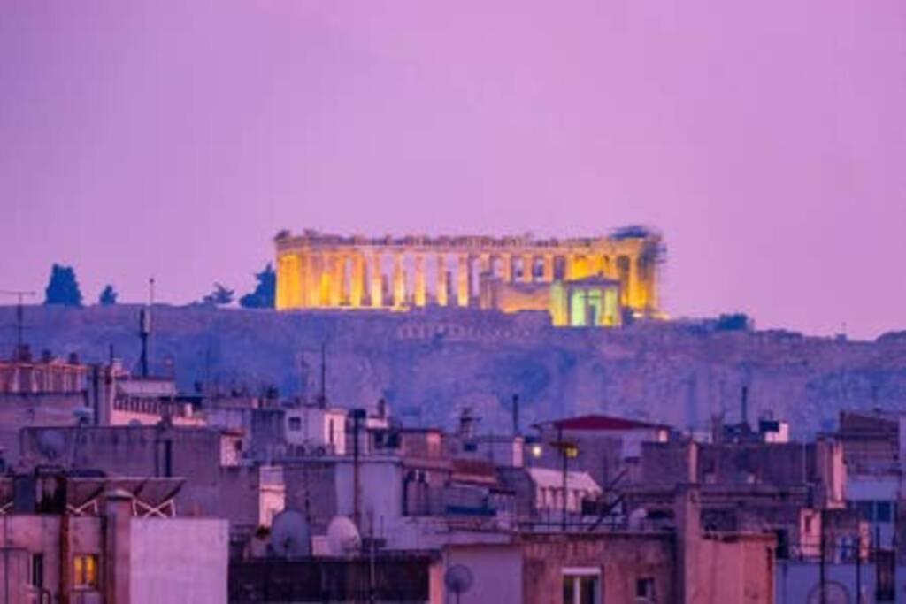 Charming Rooftop Nest With Awesome Acropolis View Downtown Διαμέρισμα